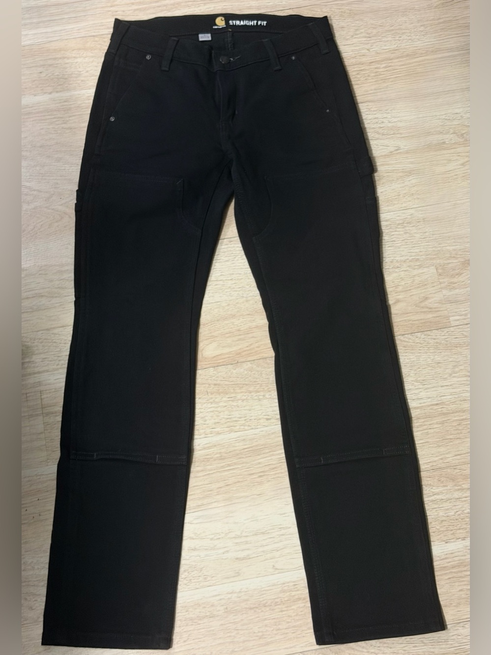Carhartt Black Straight Fit Work Pants